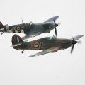 Spitfire and hurricane.
