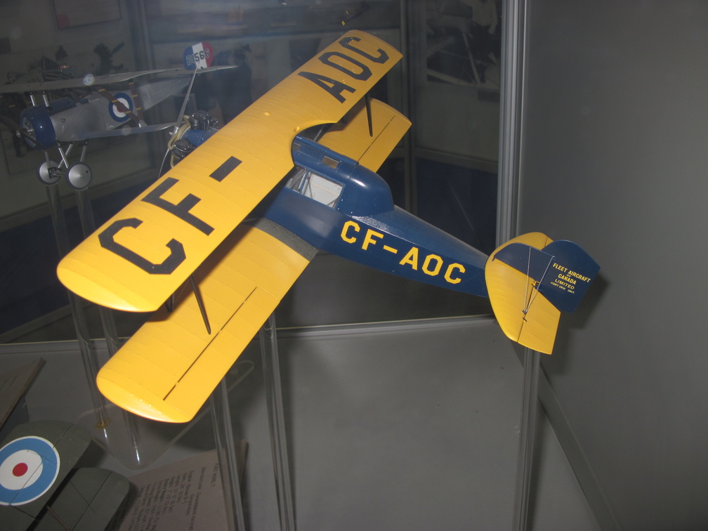 Airplane model at the museum 03