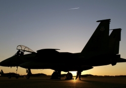 F 15 at Dawn