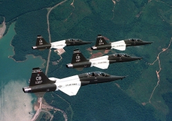 USAF T_38 Talon Trainers in Four