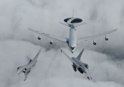 EF2000 Typhoon with NATO AWACS