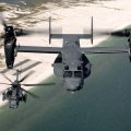  CV_22 Osprey and an MH_53 Pave Low 