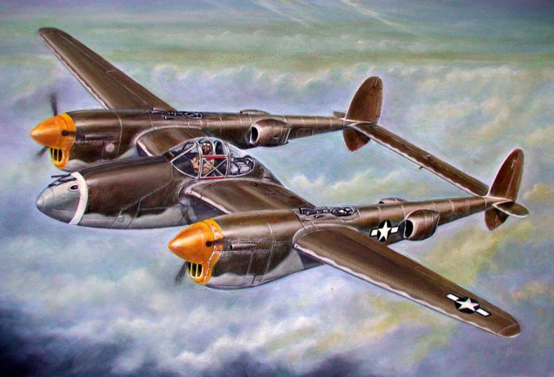 World War II Combat Aircraft (P_38 Lockheed Lightning)
