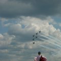 Thunderbirds in formation over Milwaukee
