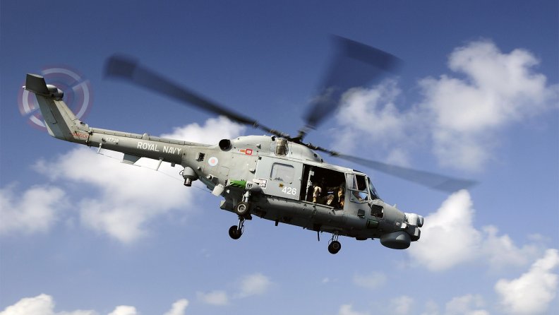 Royal Navy Lynx Helicopter