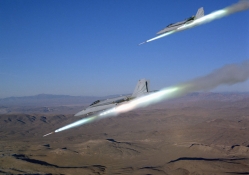 Military Jets Firing Missles