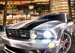 saleen ford mustang in los angeles hdr