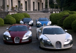 Four Bugatti Veyron's