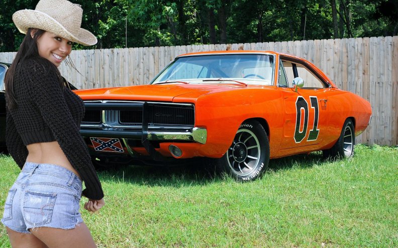 Destiny Moody and the General Lee
