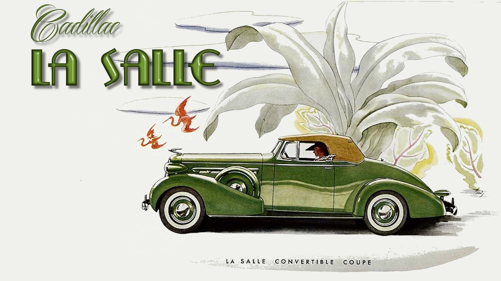 1936 Cadillac LaSalle 2 dr convertible