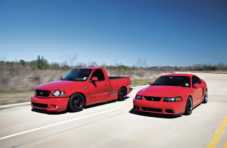 2004 Ford Mustang Cobra and F_150 Lightning