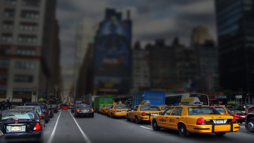 new york city traffic in focus