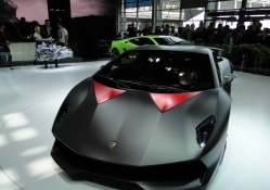 Slick Black Lamborghini