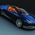 Bugatti Veyron 16.4 Midnight Blue and leather