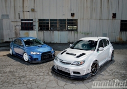 2008 Mitsubishi Lancer Evolution X &amp; 2008 Subaru Impreza WRX STi