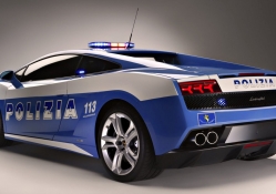 italian police car lamborghini
