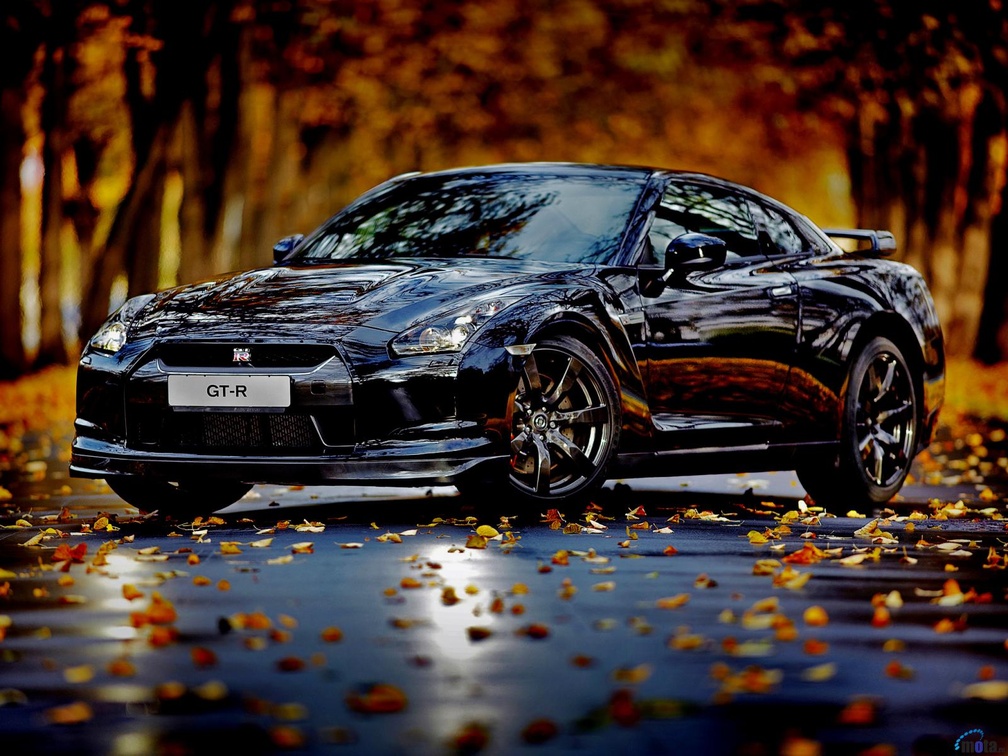 Nissan Skyline GT_R in autumn