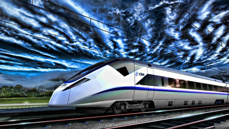 high speed train hdr