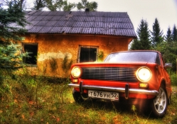 the russian lada hdr