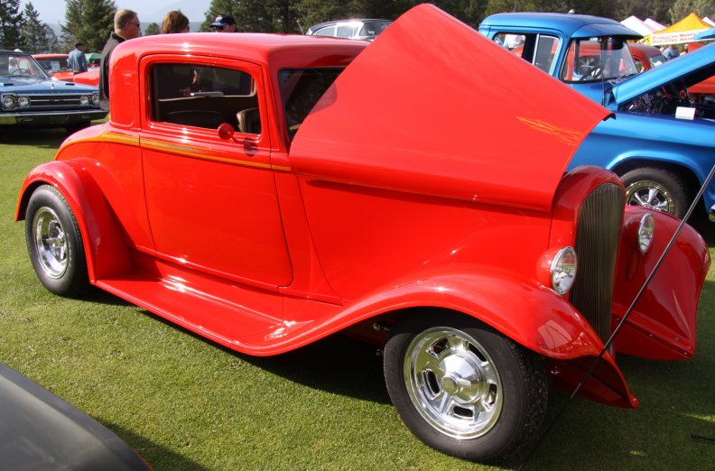 1929 red Ford