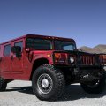 hummer jeep red