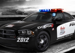 Dodge police racing car