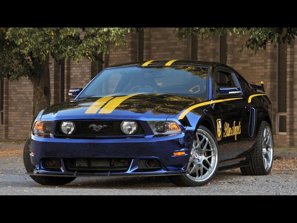 2012 ford mustang GT, blue angels edition