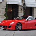 Red Ferrari 599 City Streets