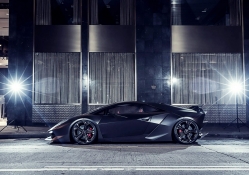 Black Lamborghini Sesto Elemento