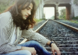 Rajkumar Patra in lonely railroad wallpaper