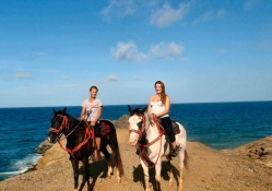 Cowgirls On A Beach