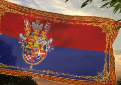 Fan made flag of Serbian Empire