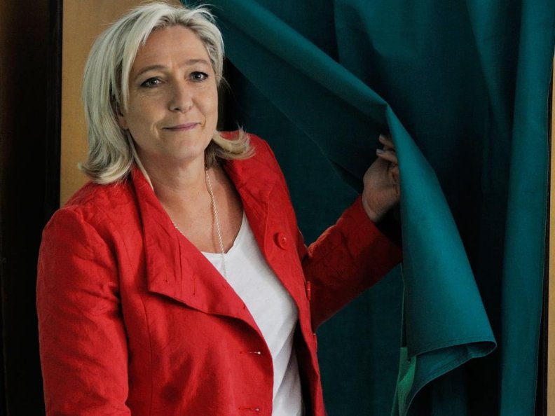 French Marine Le Pen Of Front National