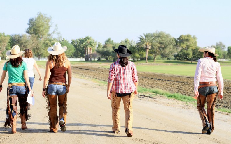 Cowgirls Walk Home