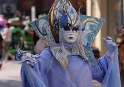 Blue Carnival Masque