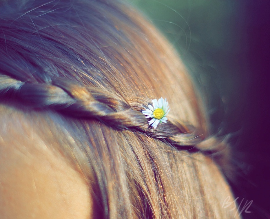 Flower in her hair