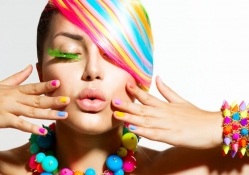 Colourful Hairstyle