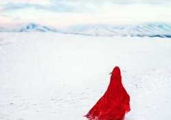 Red Winter Lady