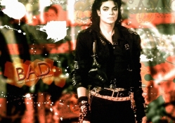 Michael in BAD poster
