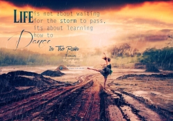 Life is not about waiting for the storm_Retro Vintage _By KarimGFX