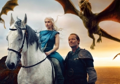 Game of Thrones _ Daenerys, Jorah and the Dragons