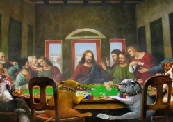 Last Supper/Poker Dogs