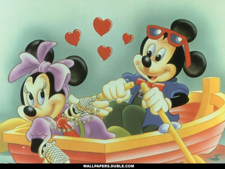 Mickey and Minni Mouse
