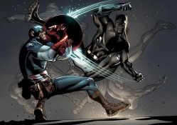 Captain America Vs. Black Panther