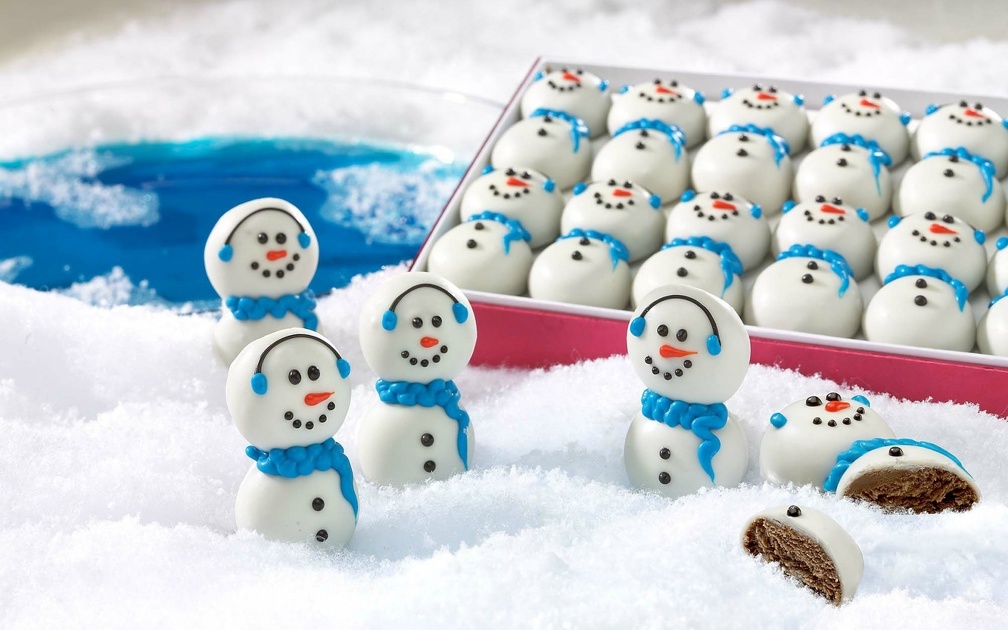 Snowman candies