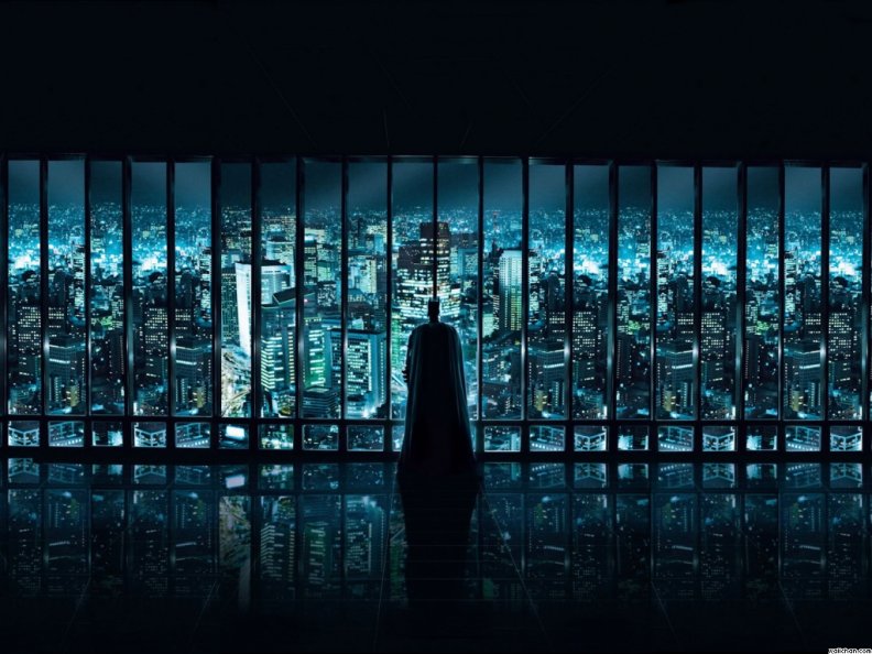 Batman in Gotham City the Joker is out there