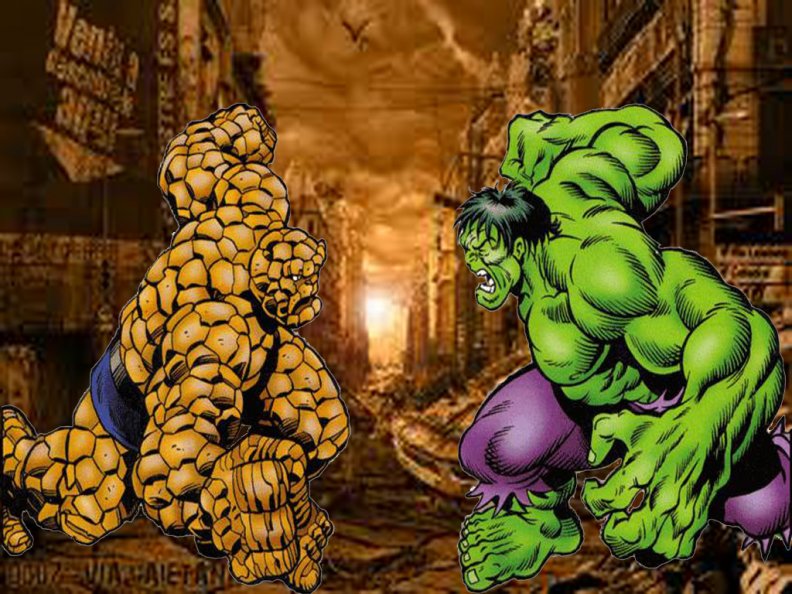 Thing Vs Hulk