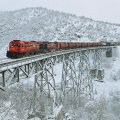  Locomotives and Snow