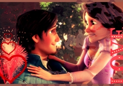 Rapunzel,And, Flyn, Valentine,S,Day