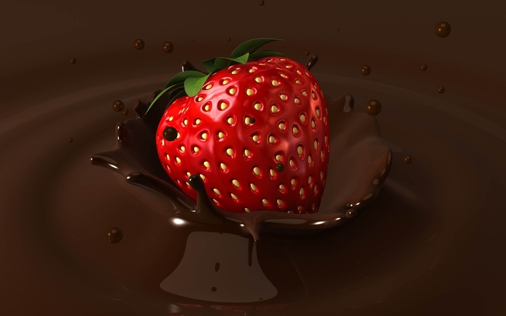 Strawberry and chocolate